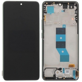 Xiaomi Poco M7 Pro scherm (zwart) (met een frame) (origineel)