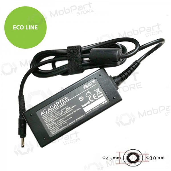 DELL, 45W: 19.5V, 2.31A laptop oplader