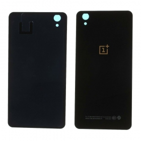 OnePlus X achterkant (zwart Ceramic) (gebruikt grade B, origineel)