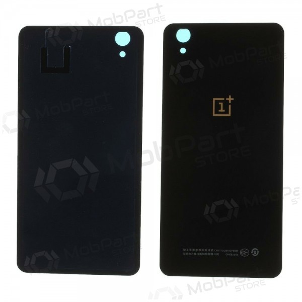 OnePlus X achterkant (zwart Ceramic) (gebruikt grade B, origineel)