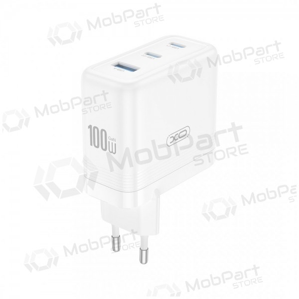 Telefoonoplader XO CE35 100 W 2x USB-C + USB-A wit
