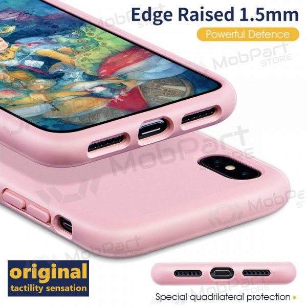 Apple iPhone 13 hoesje - Liquid Silicone - 1.5mm (roze)