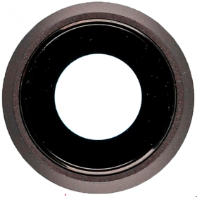 Apple iPhone 8 / SE 2020 camera glas (zwart) (met een frame)