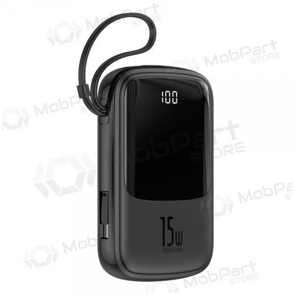 Externe batterij Power Bank Baseus Q Pow With Type-C Cable 10000mAh zwart PPQD-A01