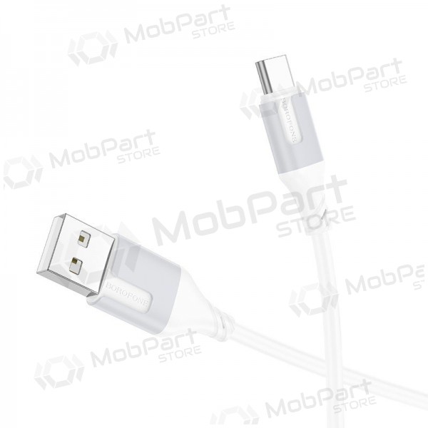 USB-C kabel Borofone BX101 USB-A naar USB-C 1 m wit