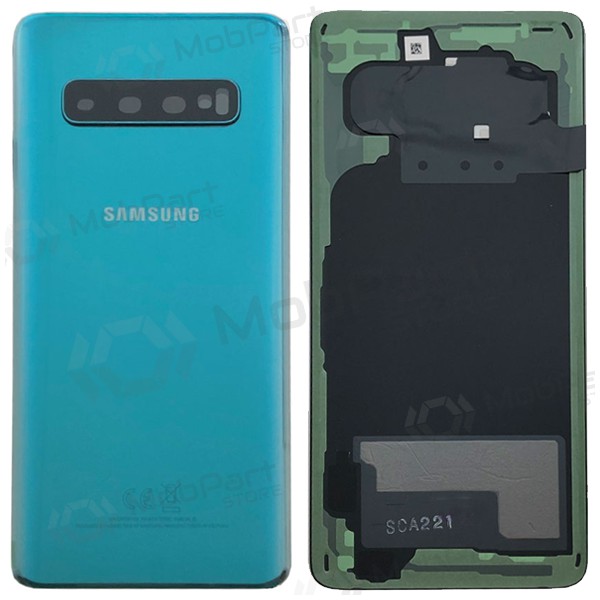 Samsung G973 Galaxy S10 achterkant groen (Prism Green) (gebruikt grade A, origineel)