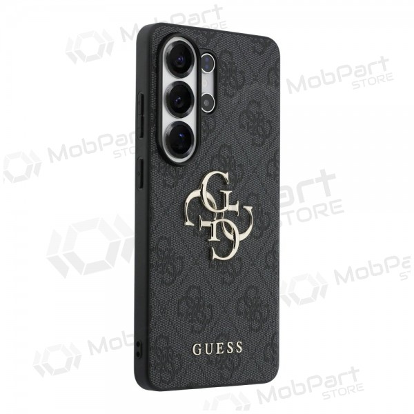 Samsung Galaxy S26 Ultra hoesje - Guess PU 4G Metal Logo (grijs)