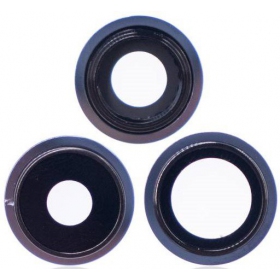 Apple iPhone 13 Pro Max camera glas (3stuks) (blauw) (met een frame)