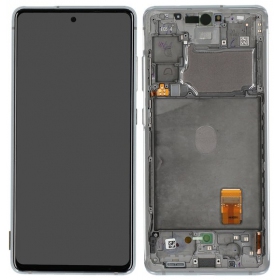 SamsungGalaxy S20 FE scherm (wit) (met een frame) (origineel)