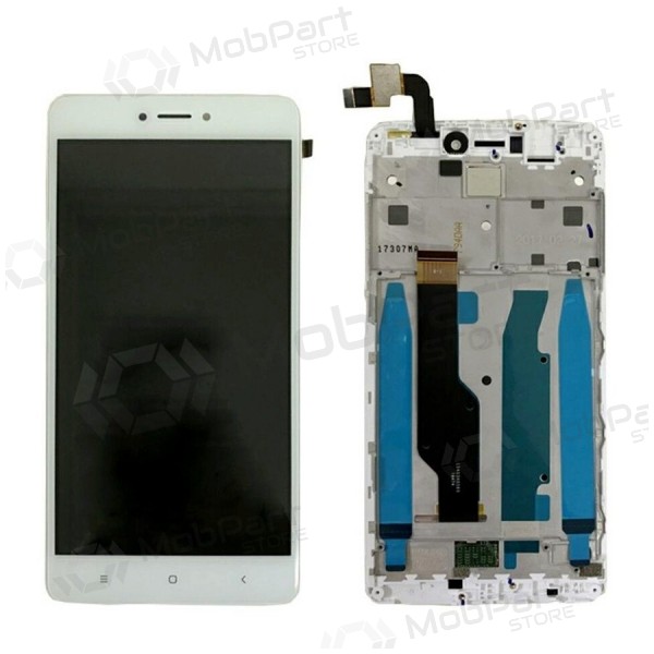 Xiaomi Redmi Note 4X (BV055FHM-N00-1909-R1.0) scherm (met een frame) (wit)