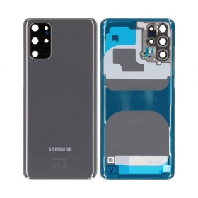 Samsung G985 / G986 Galaxy S20 Plus achterkant grijs (Cosmic Grey) (gebruikt grade B, origineel)