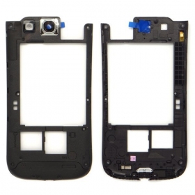 Samsung i9300 Galaxy S3 binnenbehuizing (zwart) (origineel)