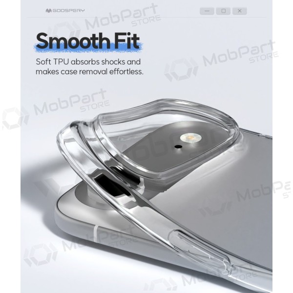 Apple iPhone 15 Plus hoesje "Mercury Jelly Clear" (transparant)