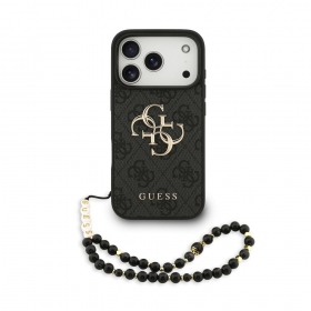Apple iPhone 17 Pro hoesje - Guess PU 4G Metal Logo Strap