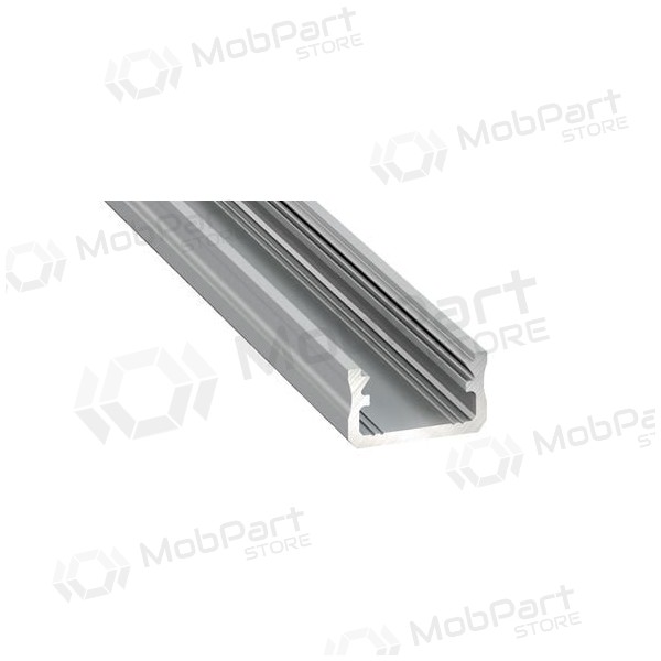 Aliuminis anoduotas profilis Lumines LED juostoms A (grijs, anoduotas, 2m)