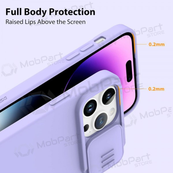 Apple iPhone 14 hoesje - Nillkin Silicone (lichtpaars)