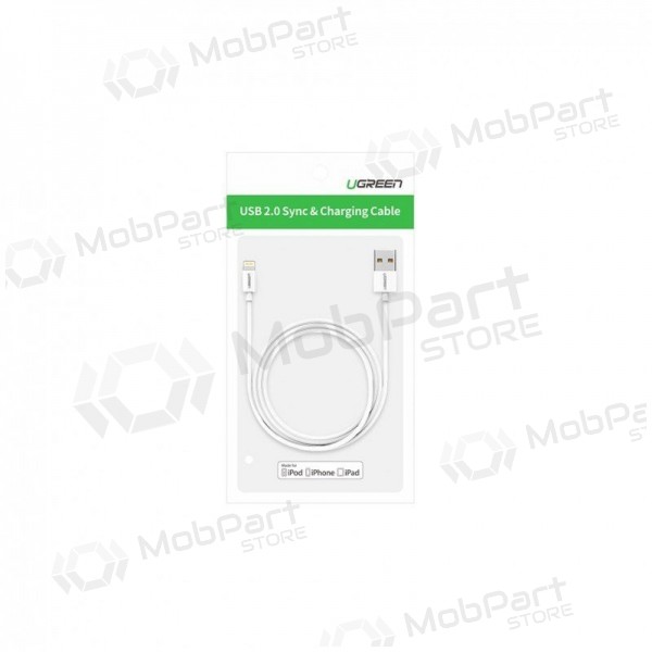 USB kabel Ugreen US155 MFi USB to Lightning 2.4A 2.0m wit