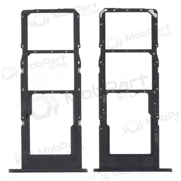 Samsung A146 Galaxy A14 5G SIM-kaarthouder (zwart) (service pack) (origineel)