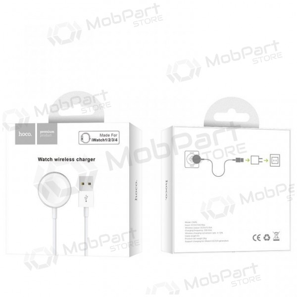Draadloze lader HOCO CW16 iWatch (wit)