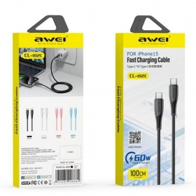 USB kabel Awei CL-182i USB-C to Lightning 1.0m wit