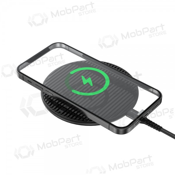 Draadloze lader Devia Aurora Ultra-Slim 15W (zwart)