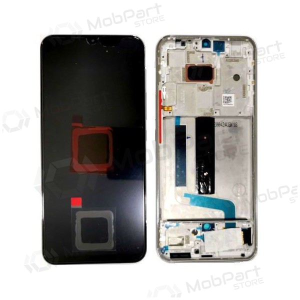 Xiaomi Mi 10 Lite 5G scherm (wit) (met een frame) (service pack) (origineel)
