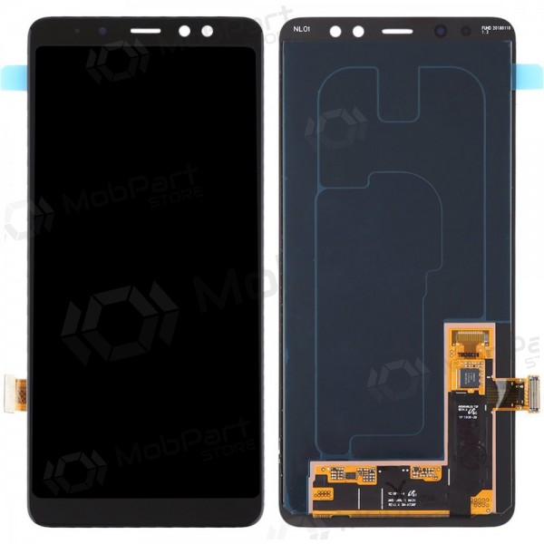 Samsung A530 Galaxy A8 (2018) scherm (zwart) (service pack) (origineel)