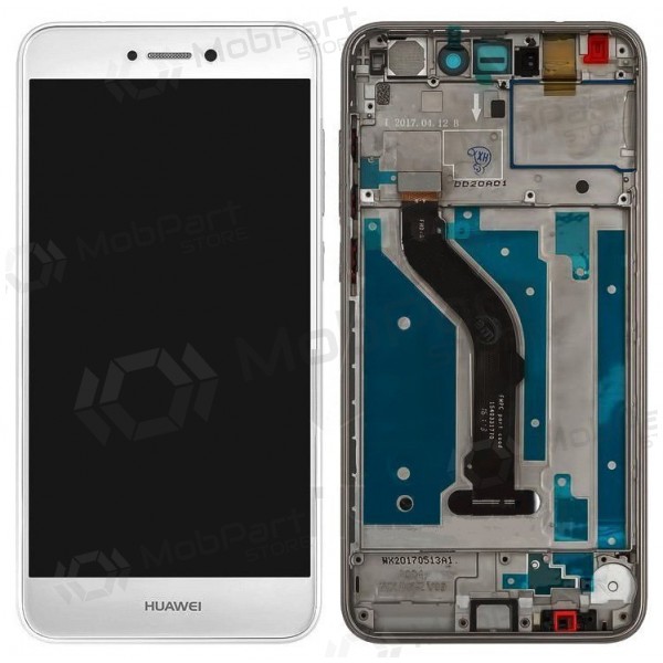 Huawei P8 Lite (2017) / P9 Lite (2017) / Honor 8 Lite scherm (wit) (met een frame)