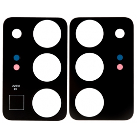 Samsung N985 / N986 Galaxy Note 20 Ultra camera glas (zwart) (origineel) (sevice pack)