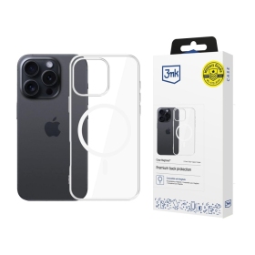 Apple iPhone 16 Pro Max hoesje - 3MK Clear MagCase