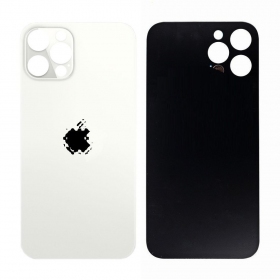 Apple iPhone 12 Pro achterklep batterij (zilver) (grotere camera-uitsparing)