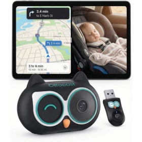 Draadloze CarPlay-adapter Ottocast Cabin Care CA520-T met mobiele oppasfunctie zwart