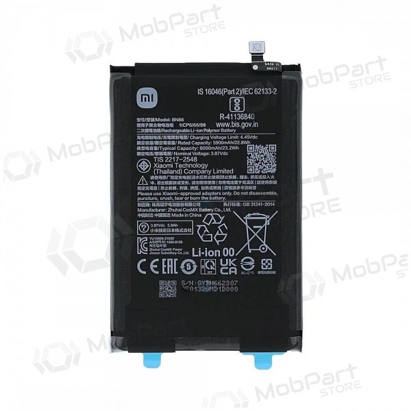 Xiaomi Poco C40 batterij, akumuliatorius (BN66) (origineel)