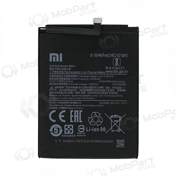 Akumuliatorius origineel Xiaomi Redmi Note 8 Pro 4500mAh BN4J (service pack)