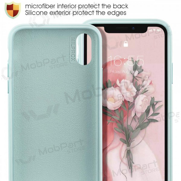 Apple iPhone 11 Pro hoesje - Liquid Silicone - 2.0mm (mint)