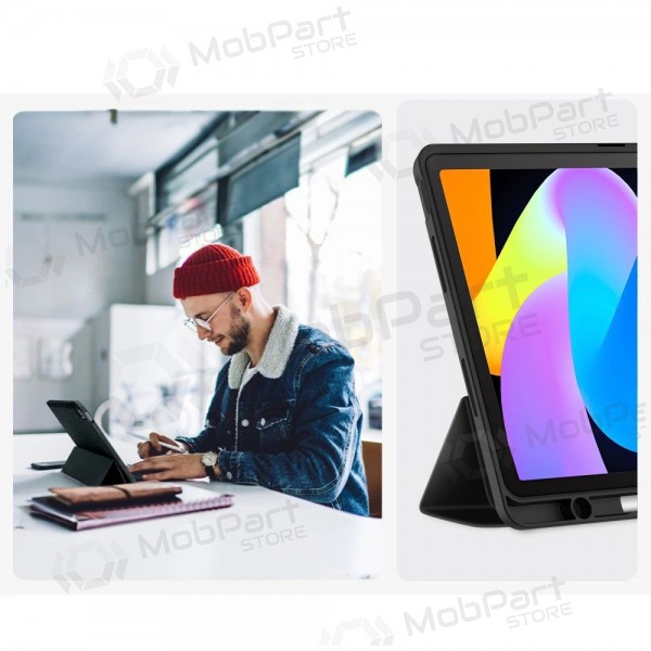 Lenovo IdeaTab 11.0 hoesje - Tech-Protect SmartCase Pen Holder (zwart)