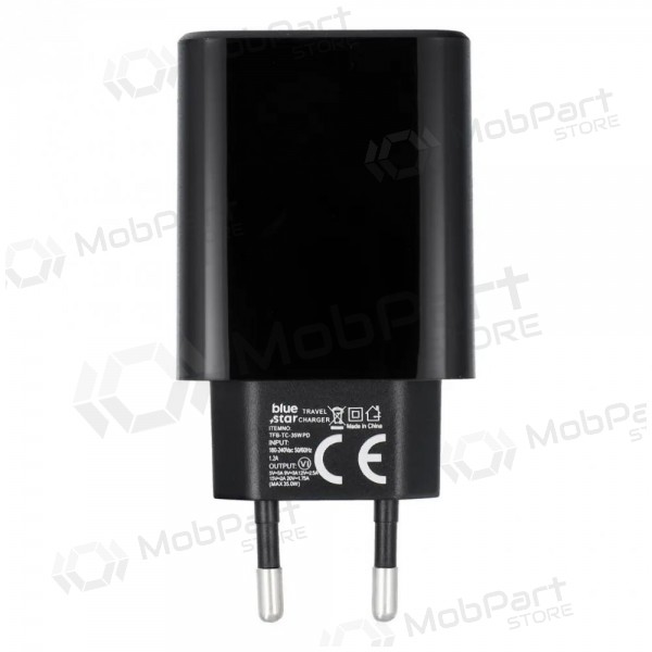 Telefoonoplader Blue Star 35 W USB-C zwart