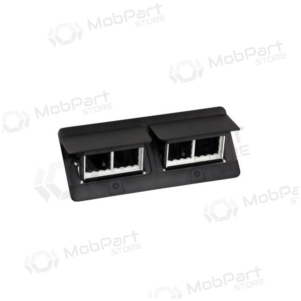 Įleidžiama modulinė dėžutė 2x4 mod. Legrand 654005 (metalinė, zwart)