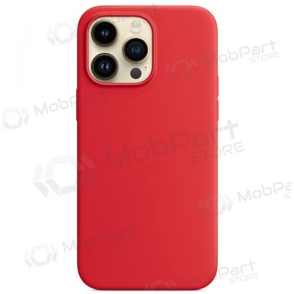 Apple iPhone 14 hoesje - Mag Silicone Case (rood)
