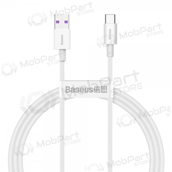 USB kabel Baseus Superior Type-C 66W 1.0m (wit) CATYS-02