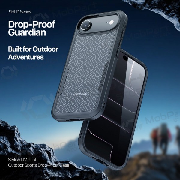 Apple iPhone Air hoesje - Dux Ducis Shld - zwart (Contour Pattern)