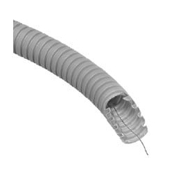 Gofruotas vamzdis grijs D25 su viela Glob-El GL301W320 (be halogenų, 320N/5 cm, 50 m)