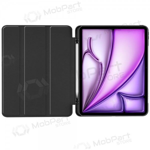 Apple iPad Air 13 M2 2024, M3 2025, M4 2026 hoesje -Tech-Protect SmartCase Pen Holder- (zwart)