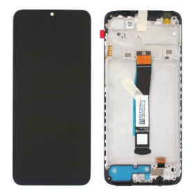 Xiaomi Redmi 10C 2022 / Poco C40 scherm (zwart) (met een frame) (origineel)