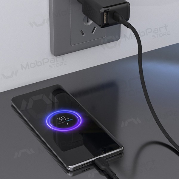 Lightning kabel Dudao L9X USB-C naar Lightning 1 m 30 W zwart