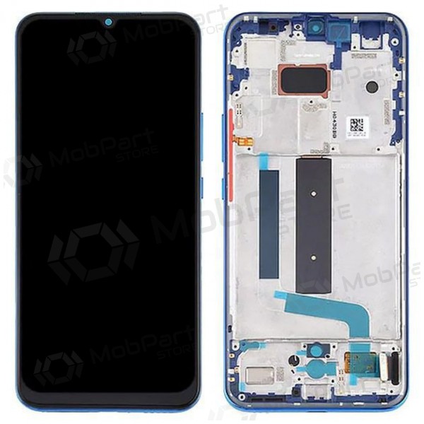 Xiaomi Mi 10 Lite 5G scherm (blauw/ groen) (met een frame) (origineel)