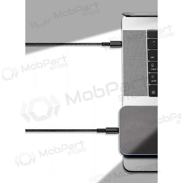 Lightning kabel Baseus Tungsten CATLWJ-01 USB-C naar Lightning 1 m PD 20 W zwart