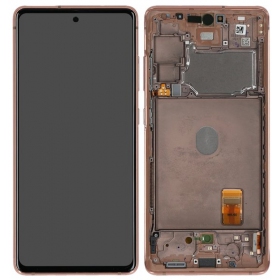 Samsung Galaxy S20 FE scherm (Cloud Orange) (met een frame) (origineel)