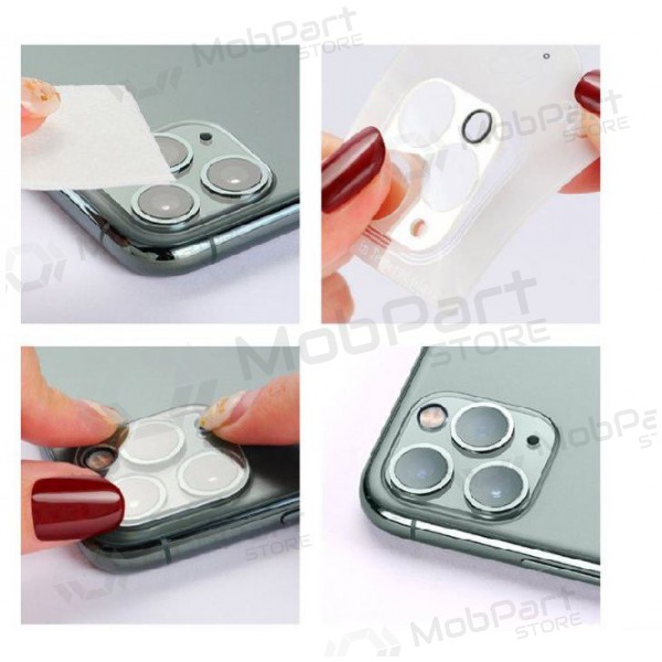 Apple iPhone 12 Mini gehard glas clear screenprotector voor camera 
