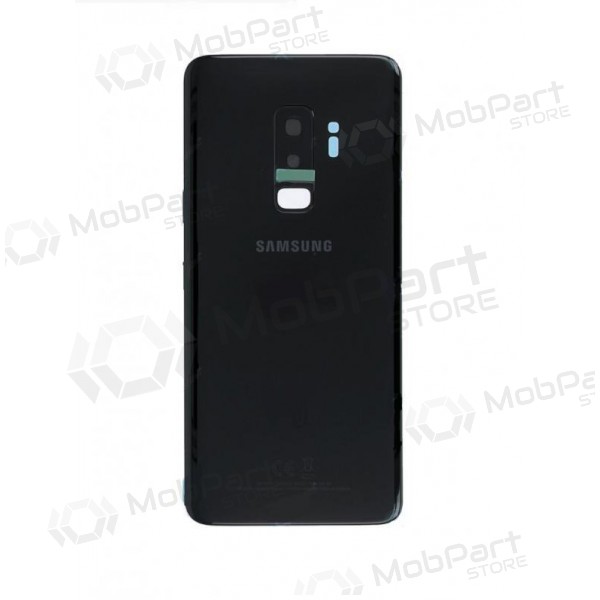 Samsung G965F Galaxy S9 Plus achterkant zwart (Midnight Black) (gebruikt grade A, origineel)
